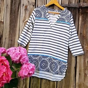 Hatley Canada lightweight cotton tunic popover top